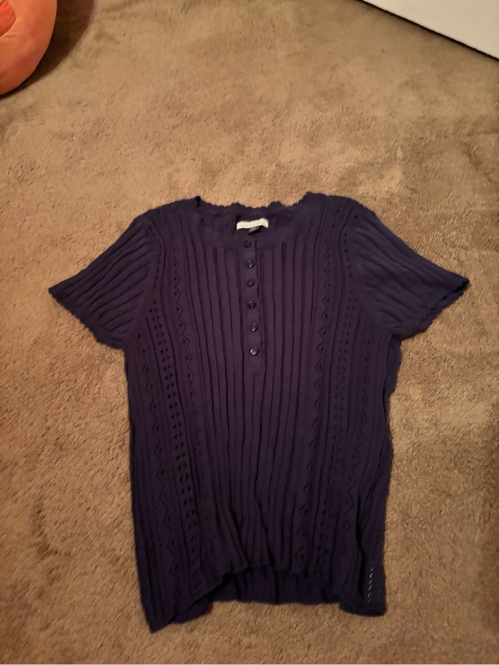 AE navy shirt with buttons